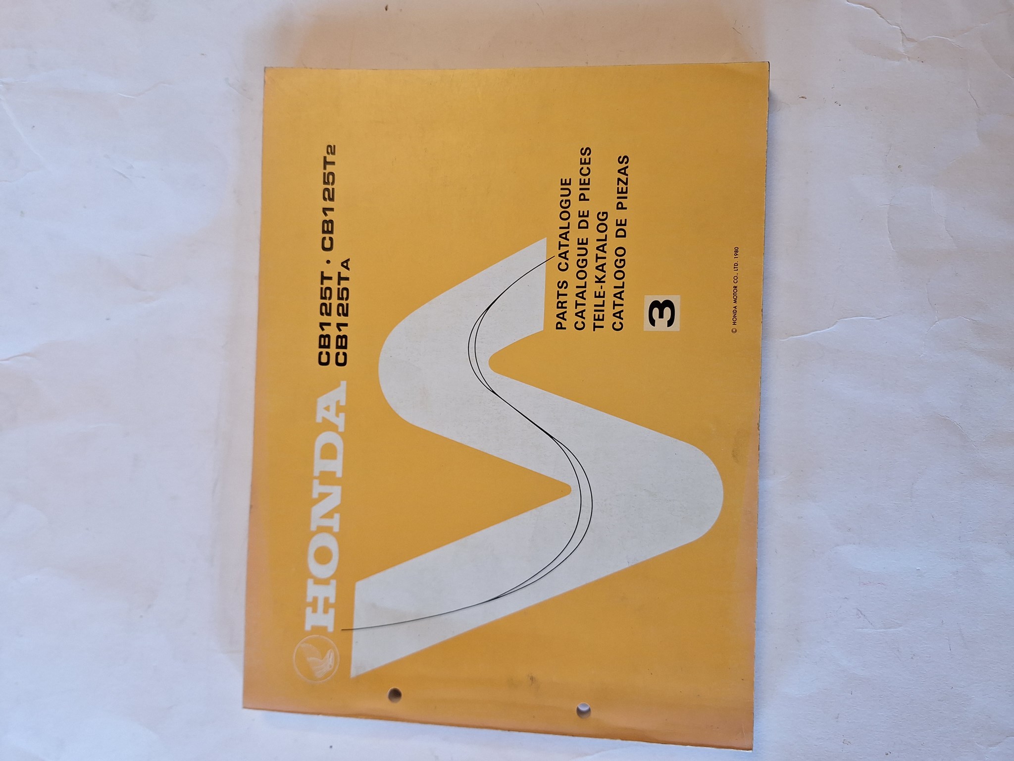 Bild von Ersatzteiliste  Honda  CB125T  1339903